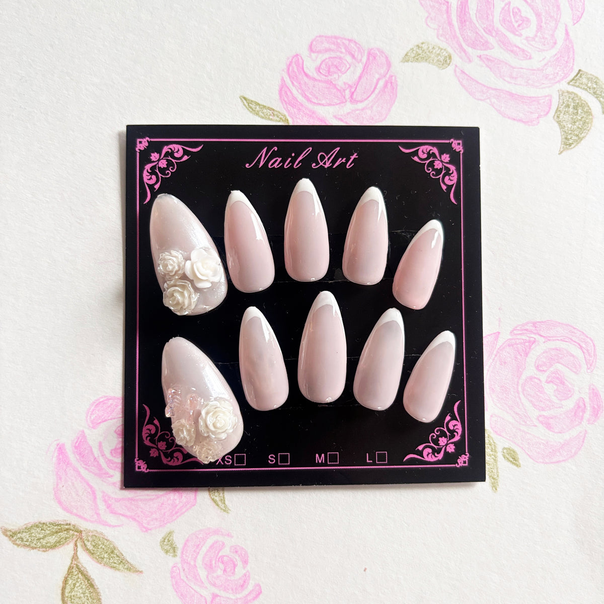 Rose French Tip, Custom Sizes